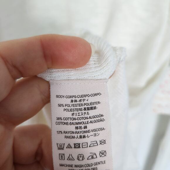 Free People We The Free Knit Pullover XS Split Back Ivory Beach Cozy Oversized - Picture 6 of 8